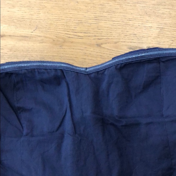 Francesca's Strapless Fit & Flare Dress Navy Small - Picture 7 of 8